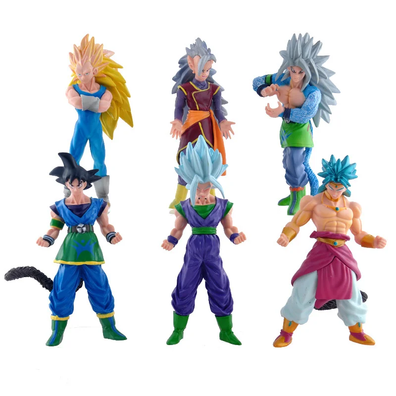 

Dragon Ball Z Anime Action Figure Model Kakarotto Figma Oversize 13CM ABS Collection Brinquedo Son Goku Statue Toys For Children