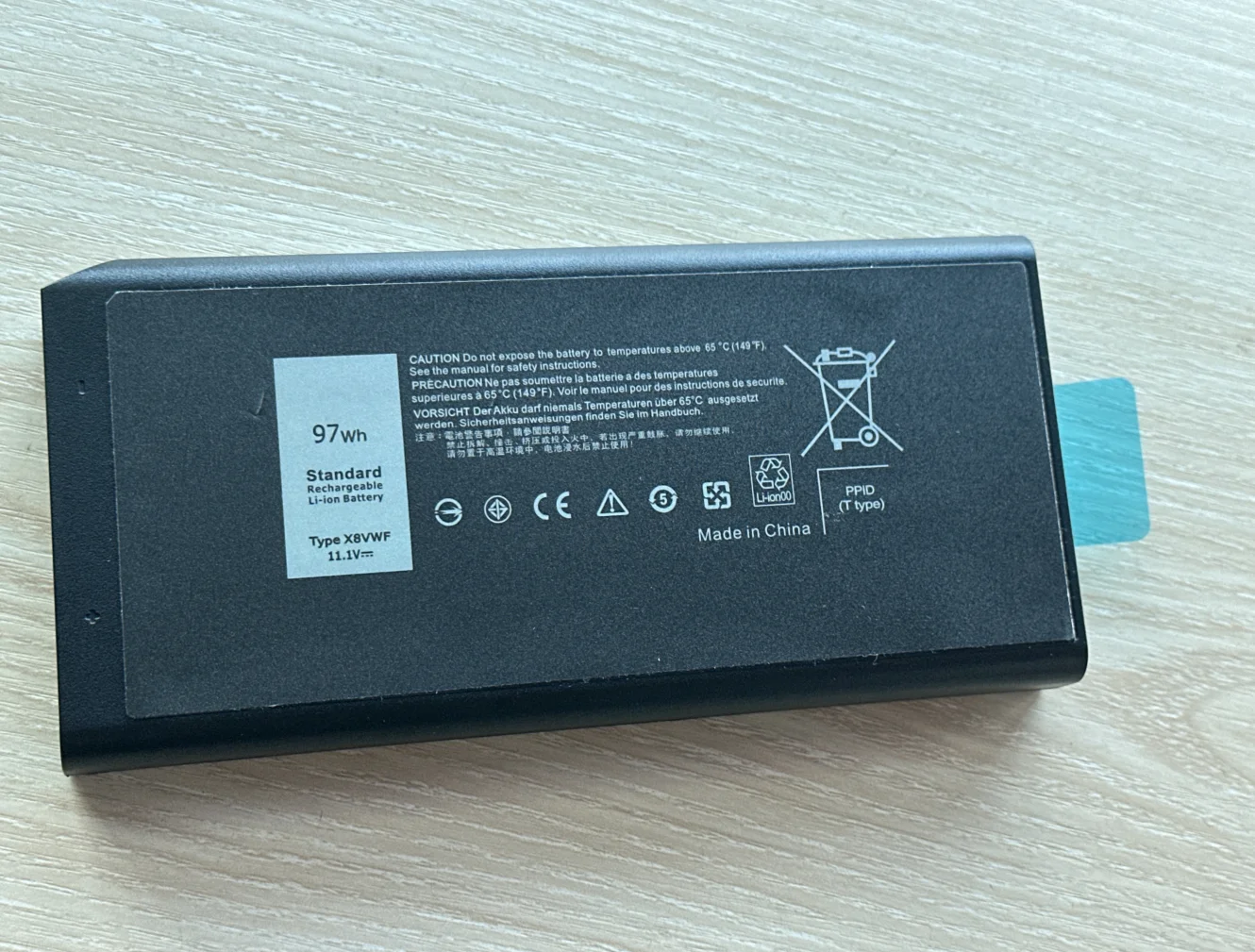 X8VWF Аккумулятор для ноутбука Dell Latitude 14 прочный 5404 5414 E5404 Extreme 7404 7414 E7404 серии 4XKN5 DKNKD