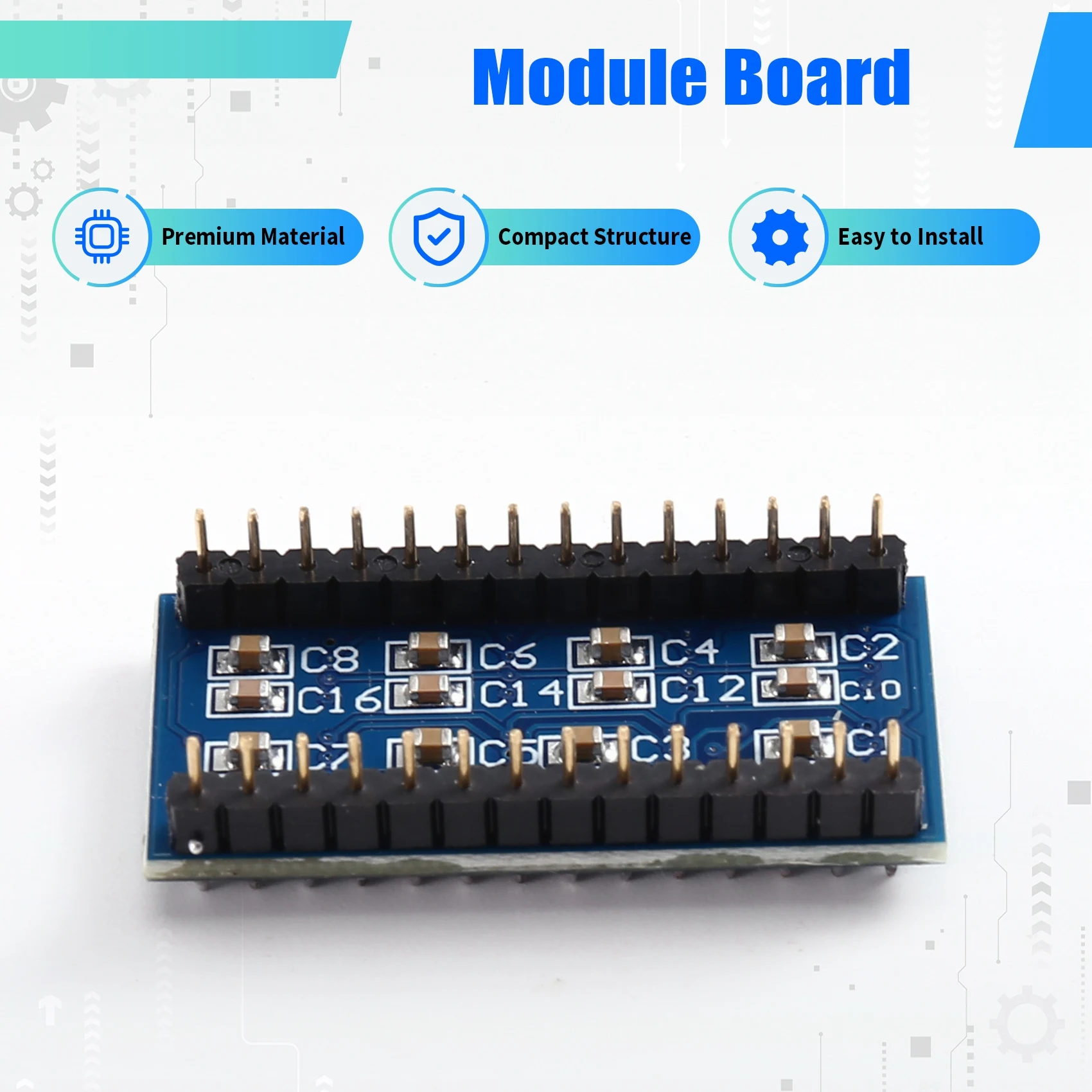 Фото A99E-1PCS TDA1387 8-канальная параллельная замена TDA1541 / TDA1541A, классическая декодирующая микросхема для модуля ЦАП, для C №2