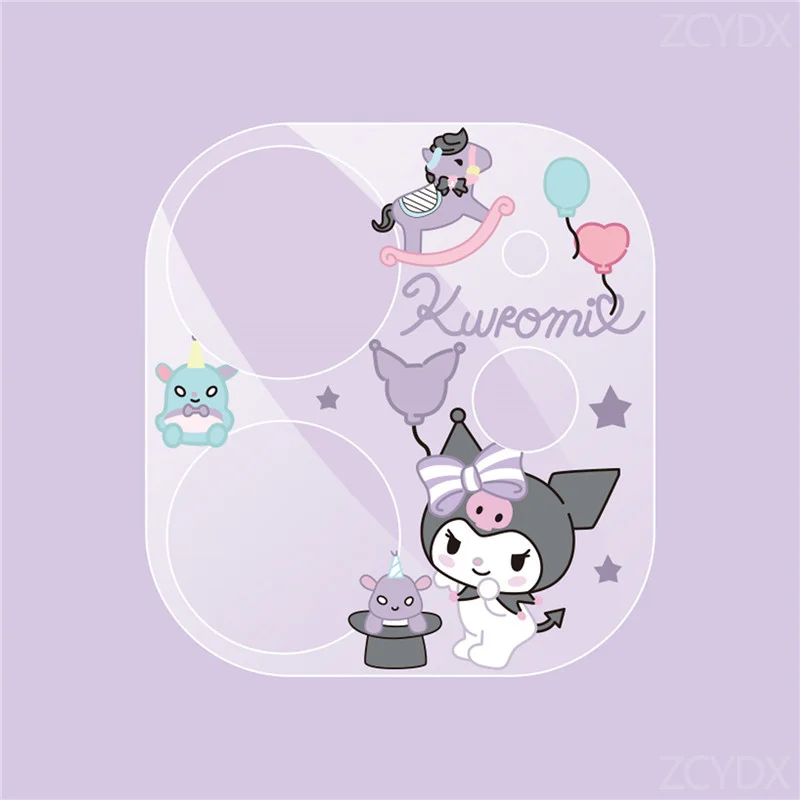Прозрачная защитная пленка для объектива камеры Sanrio Hello Kitty IPhone 14 13 12 11 Pro Max Mini Kawaii