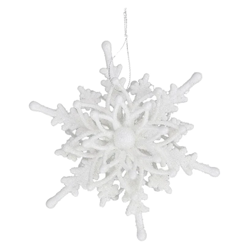 

Christmas Tree Decoration Hanging Ice Snowflake Gorgeous Christmas Party Decoration Snowflake Christmas Tree Decoration