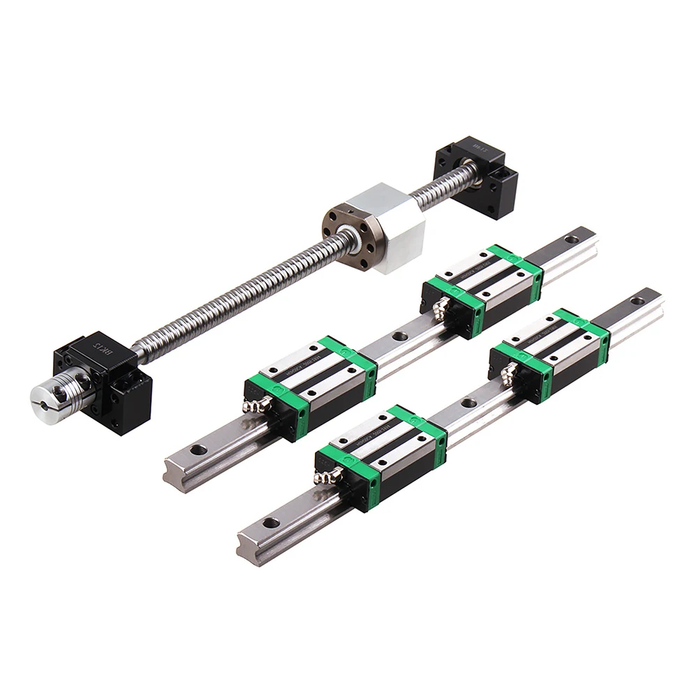 HGR15 квадратные линейные направляющие рельсы 2PC + 4PC блок HGH15CA SFU1605 шариковый винт