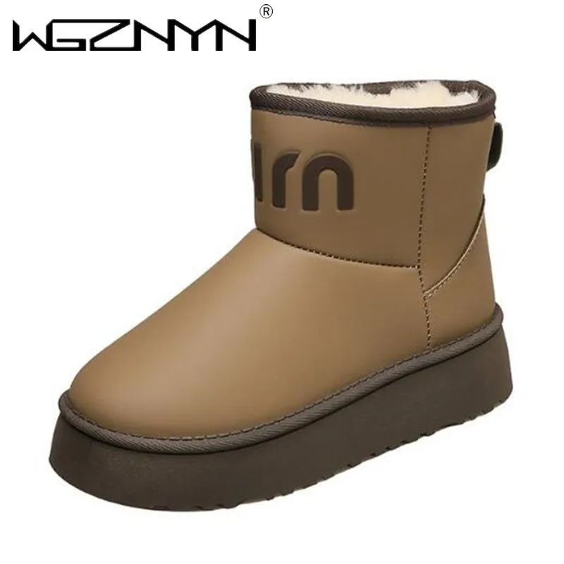 НОВЫЕ женские зимние ботинки теплые плюшевые однотонные модные ботильоны без
