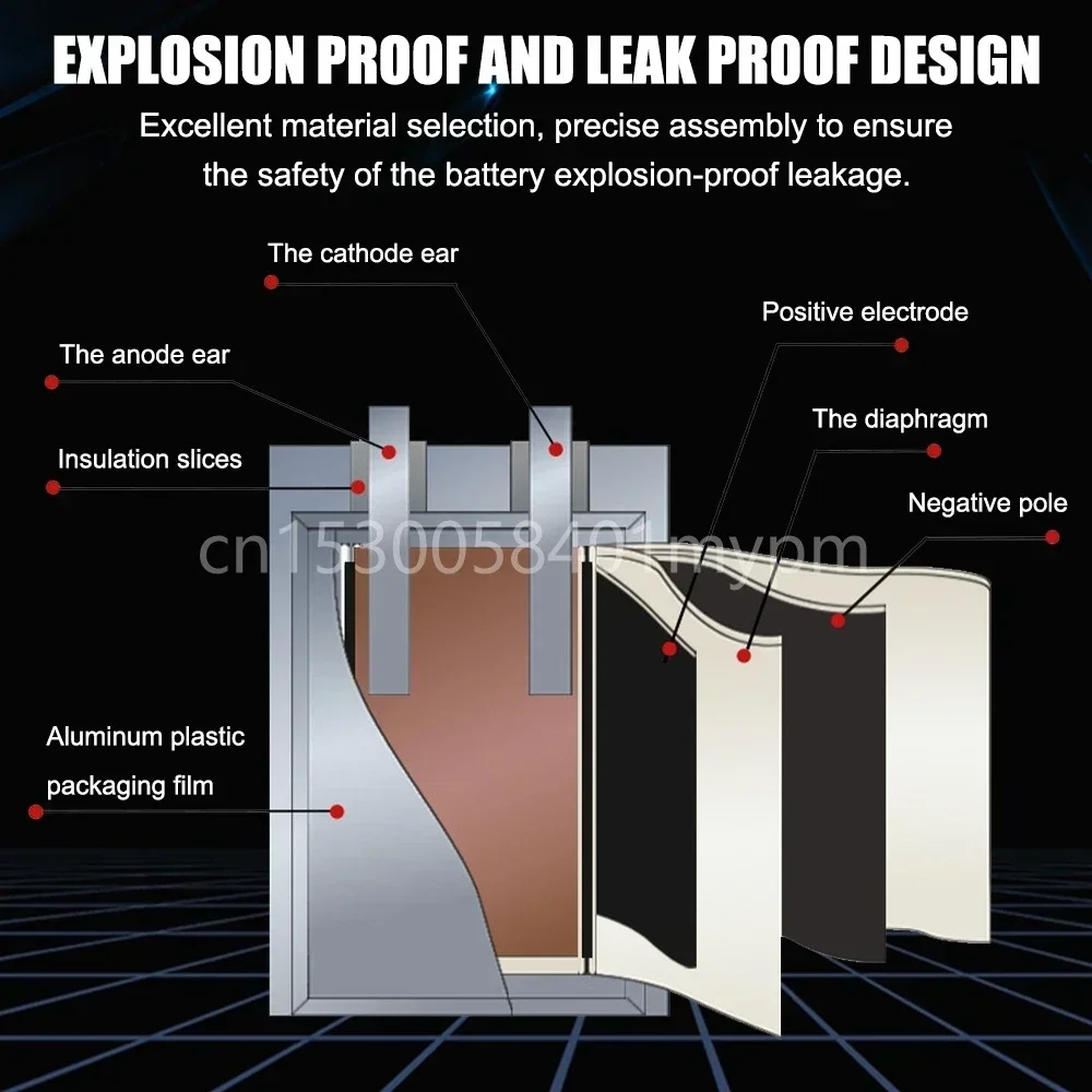 3 7 В 60 мАч 501015 Литий-полимерная аккумуляторная батарея для MP3 MP4 GPS MID игрушки