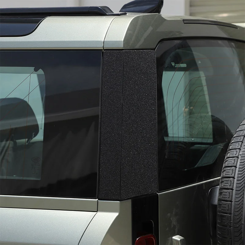 

For Land Rover Defender 90 110 130 2020-2023 PVC Black Car Tailgate Center column Trim sticker Car Accessories