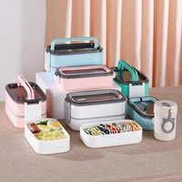 lunch box thermal food container bento box microwave safe lunchbox school child food storage kids lunch box with compartments