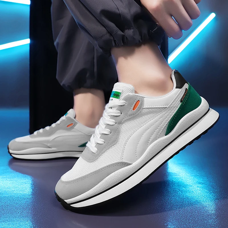 Casual Sneakers for Men Summer Breathable Mesh Running Shoes Male Original All Brands Athletic Sports Trainers Free Shipping