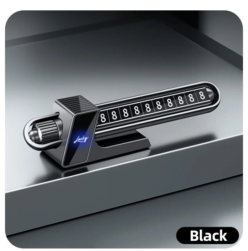 

Магнитная Солнечная Парковочная Карта С LED-подсветкой, Табличка С Номером Телефона Для Автомобиля, Временный Парковочный Знак