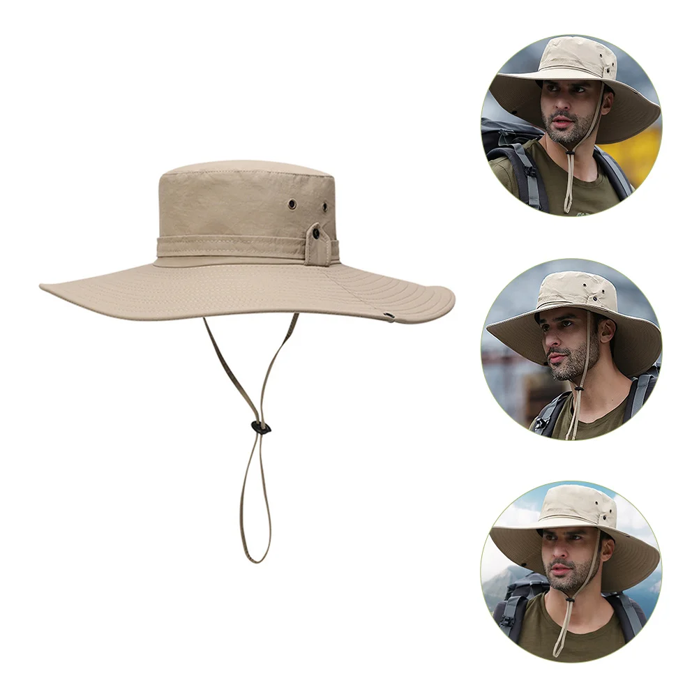 

Outdoor Hat Outdoor Summer Hat Sun Sports Visor Cap Summer Bucket Cap Camping Hat Fishing Hat Large Visor Sun- Shading Hat