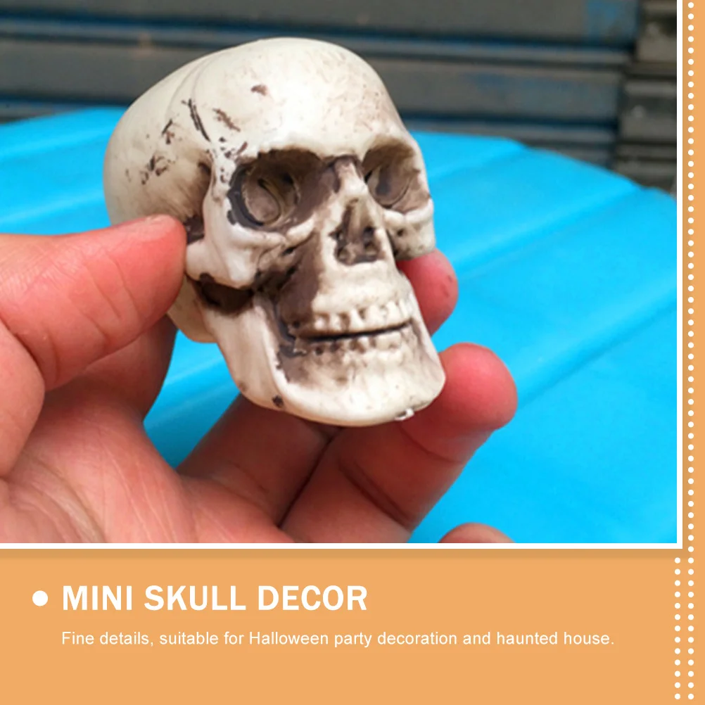 8 шт. мини череп декор манекен Хэллоуин орнамент вечерние аксессуары неоновые