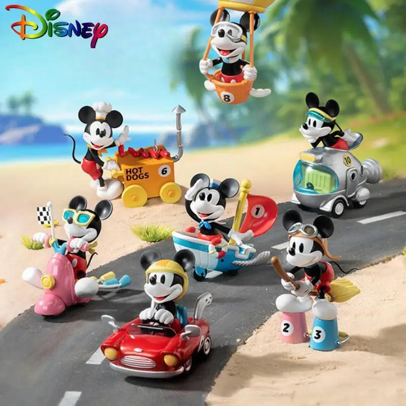 

Genuine Disney Mickey Instant Departure Series Blind Box Fashion Play Handmade Toys Female Birthday Gift Creative Decoration