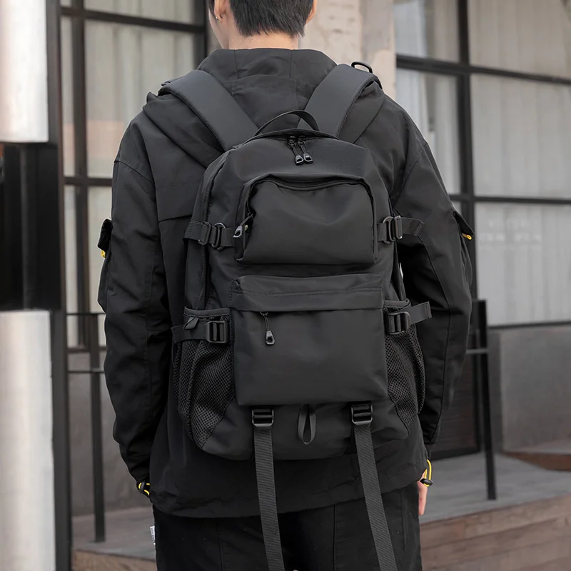 

Oxford Cloth Waterp Backpack Student Large Capacity Backpack Outdoor Sports Travel Backpack Male Bag Female Bag
