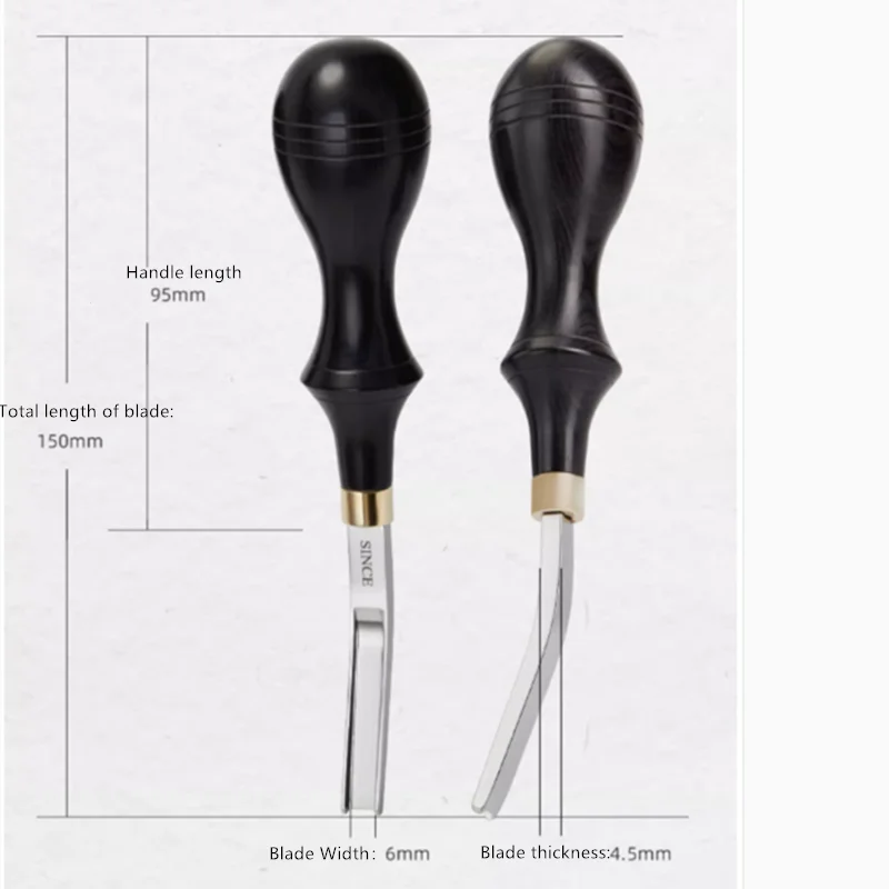 Станок для обрезки кожи с широкими краями 6 мм ручная филировка лезвий из стали