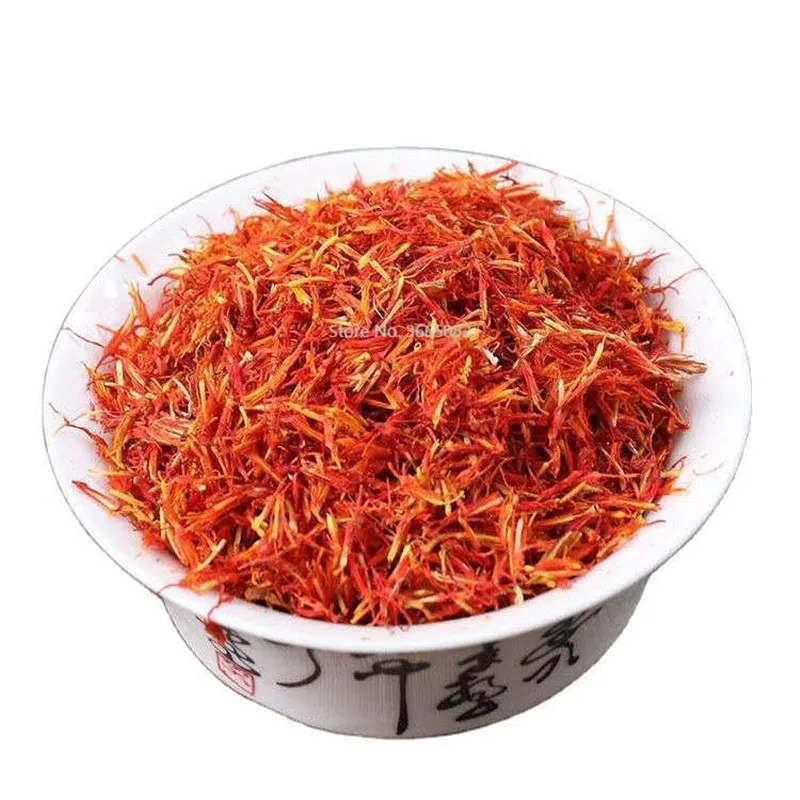 

500g / 50g Dried Saffron Flower Chinese Guaranteed Authentic Top Grade Dried Scented Flowers SAFFLOWER for Foot Bath Massage