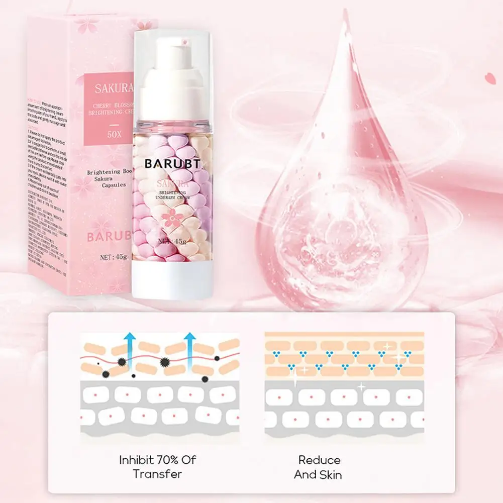 Отбеливающий крем GMEELAN для подмышек 30 мл натуральный экстракт увлажняющий