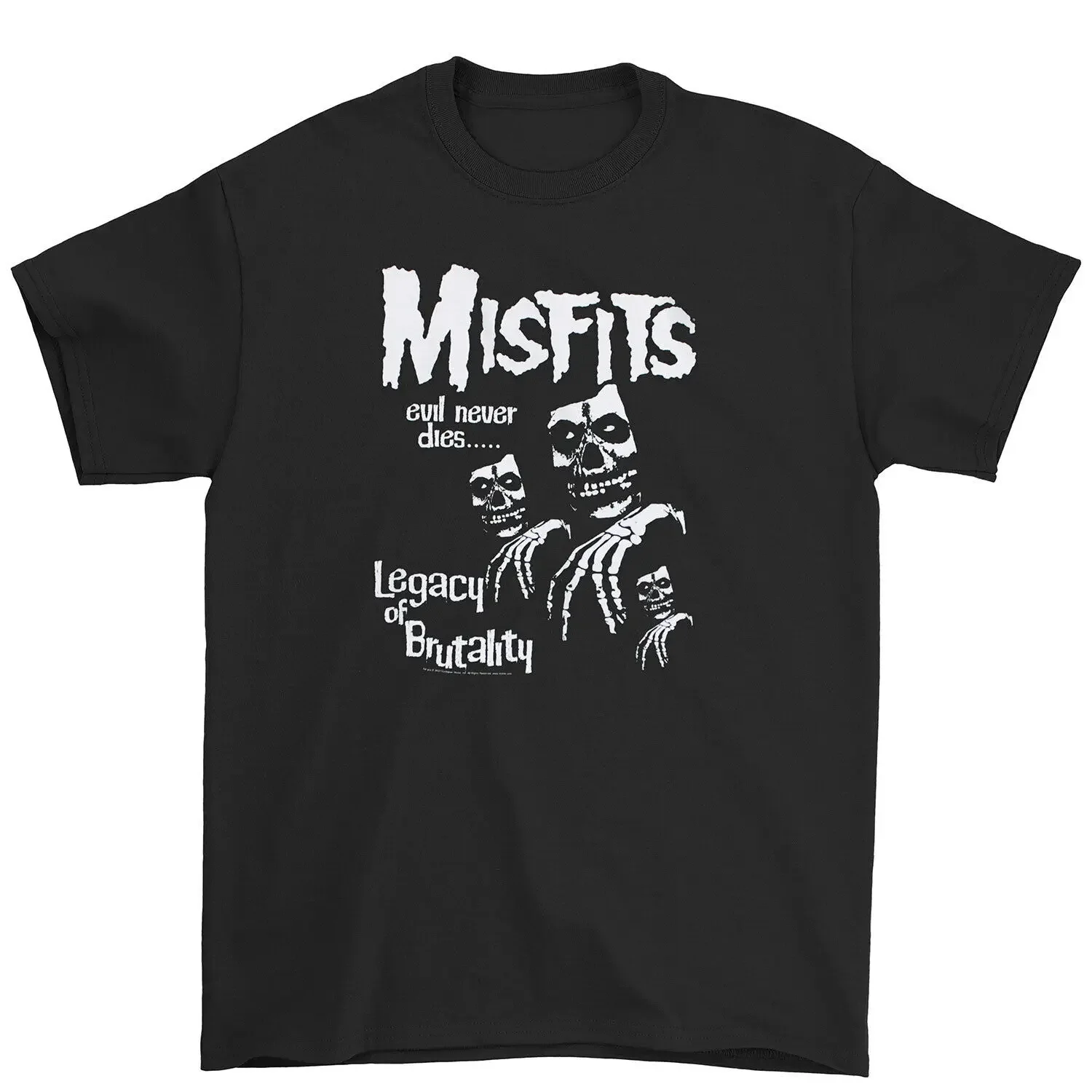 Мужская футболка Misfits Legacy Trio черная большого размера