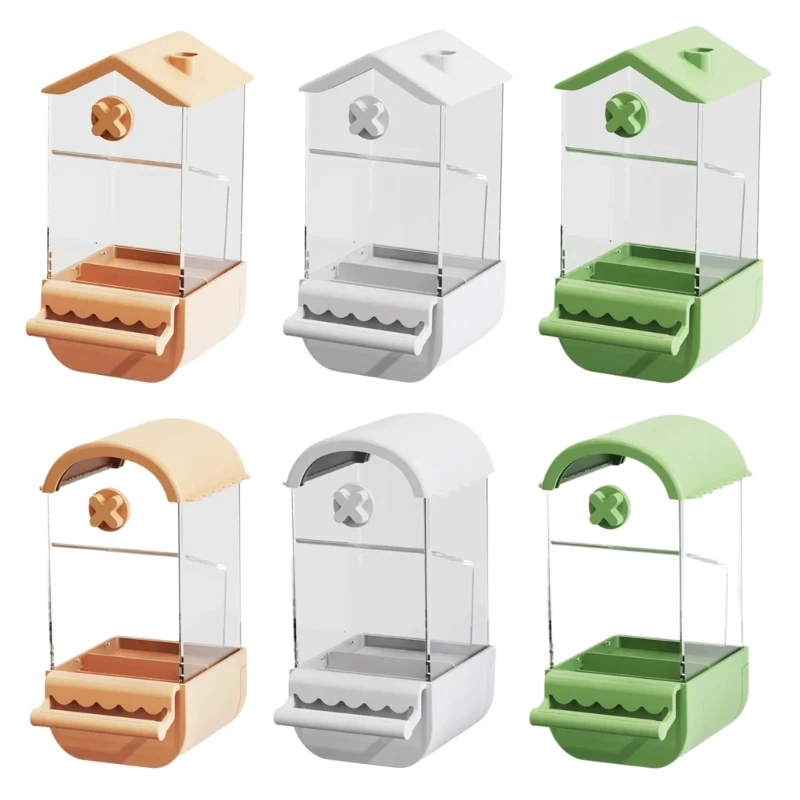 Автоматические кормушки для птиц винтовые попугаев в клетках комнатные