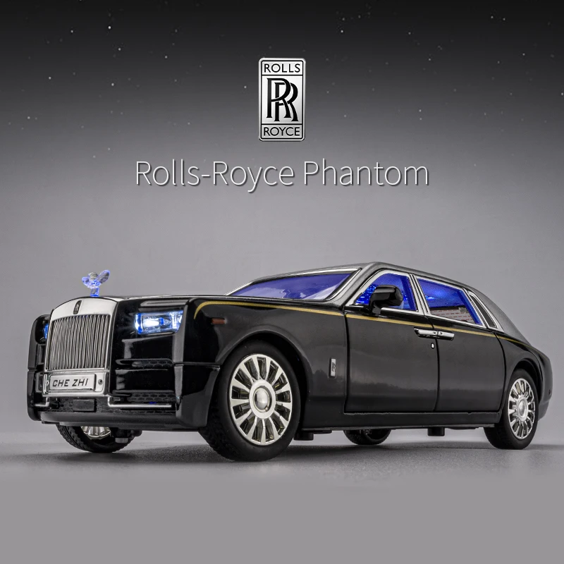 

1:24 Rolls Royce, Phantom Mansory, сплав, автомобильные игрушки, автомобили, модель автомобиля, звук и светильник, потяните назад, автомобильные игрушки для детей, подарки