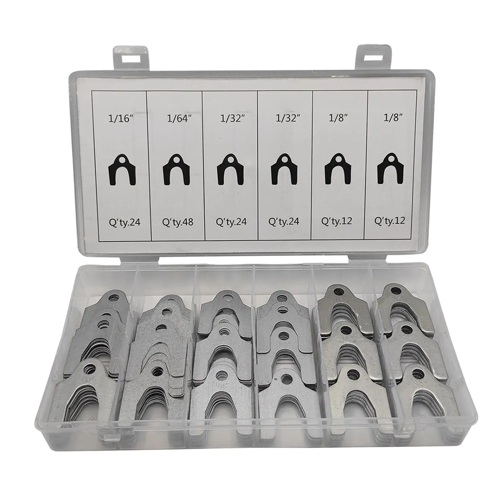 

144 Auto Alignment shim Alignment Shims Assortment Set/ with Storage Box/ Universal/ for Camber Alignment Adjusting Body Parts