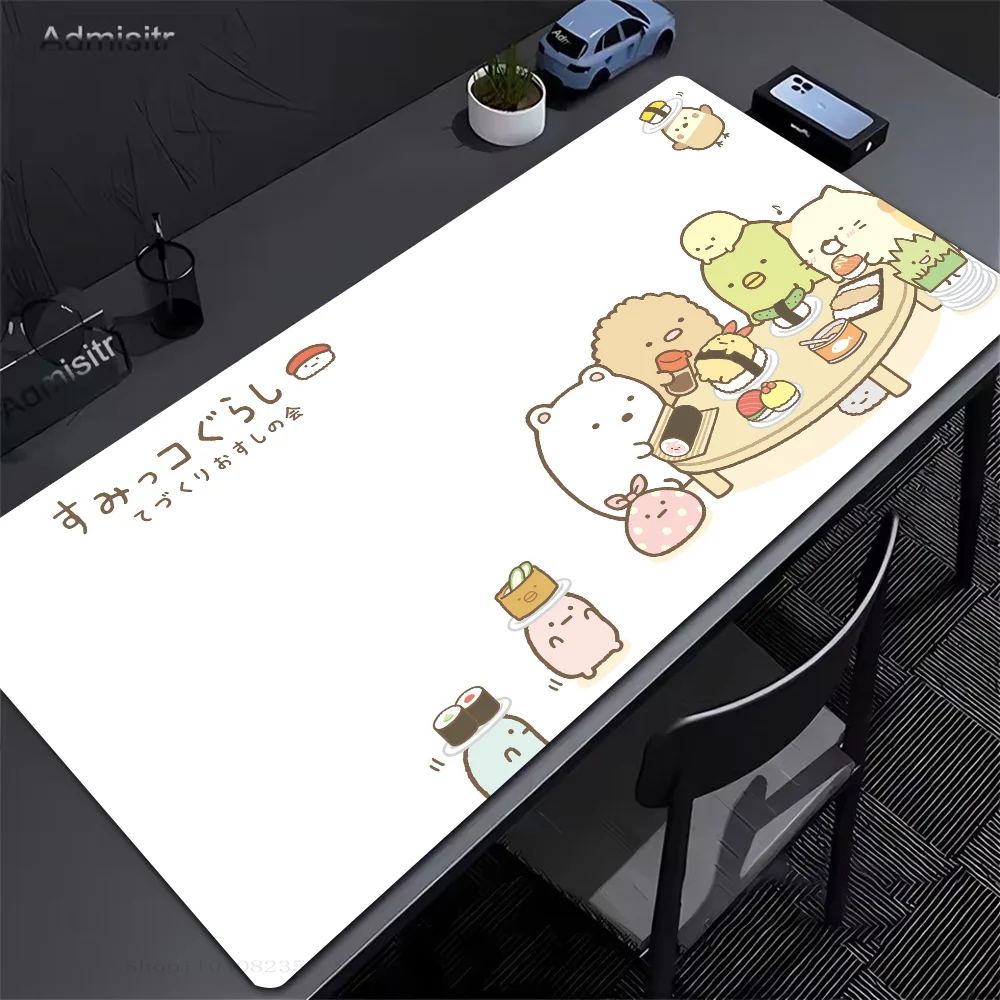 Kawaii S-Sumikko Gurashi Коврик для мыши Нескользящий Подходит офисных компьютеров