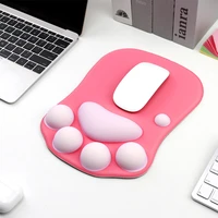 cute cat paw mouse pad silicone 3d non slip mice mat for computers cute cat paw mouse pad support dropshipping new hot sell