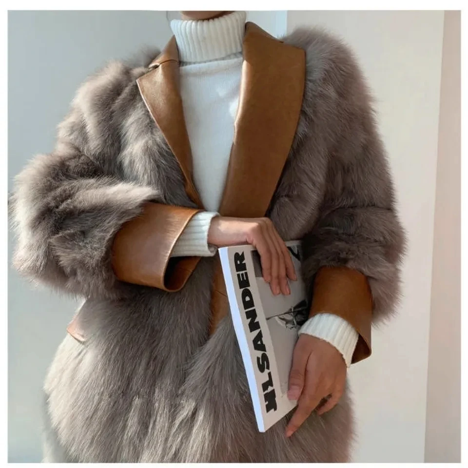 Fur Coat Women Winter Coat for Women 2022 Jacket Women Faux Fur Coat Warm Thicken Fur Jackets for Women Korean Trench Coats