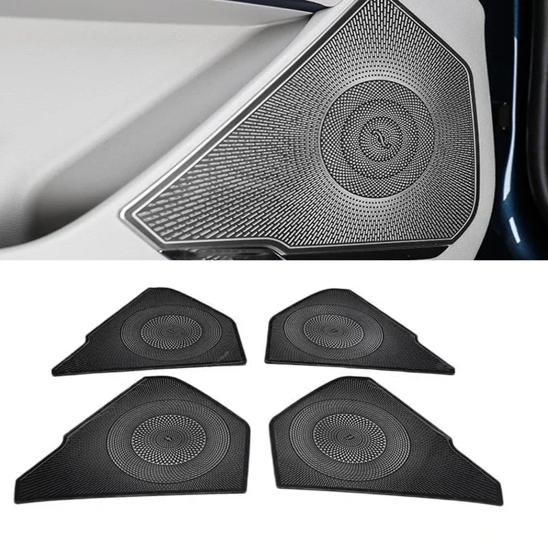 Для Kia Sportage NQ5 2022 2023 нержавеющая сталь четыре двери аудио динамик крышка под