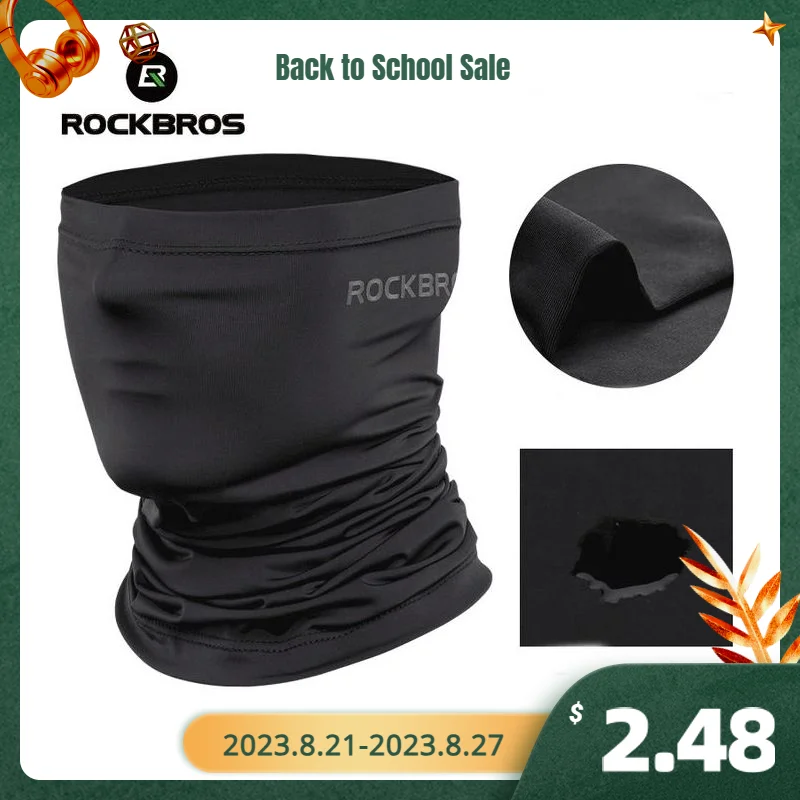 

ROCKBROS Summer Sun Protection Cycling Headwear Women Scarves Bandana Men Absorb Sweat Breathable Scarf Running Cycling Neck Bib