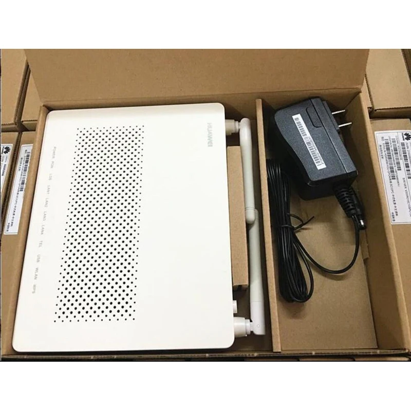 Najtaniej Nowy Oryginalny HG8546M GPON ONU XPON ONT 4FE LAN 2.4G Router Wi-fi PPPOE Modem IPOE Angielskie Oprogramowanie Sprzętowe Z Mocą