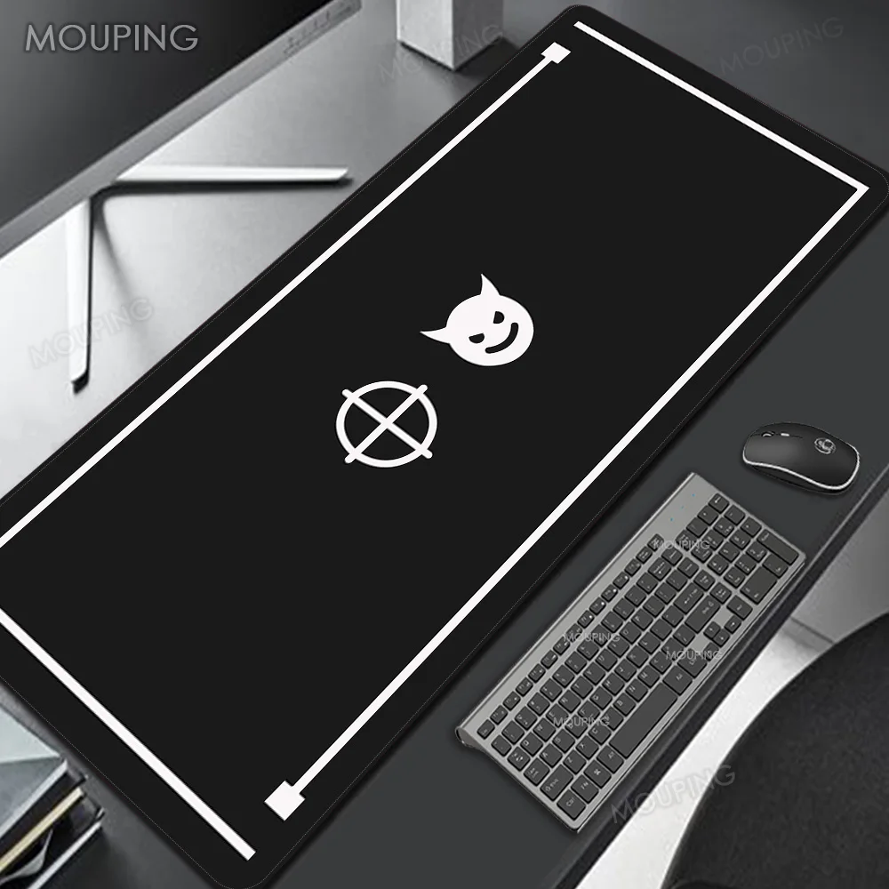 

surface for the Mouse Pad Carpet Black and White Mousepad Company gamer Gaming Laptops Mouse Mats Computer anime deskmat Rubber