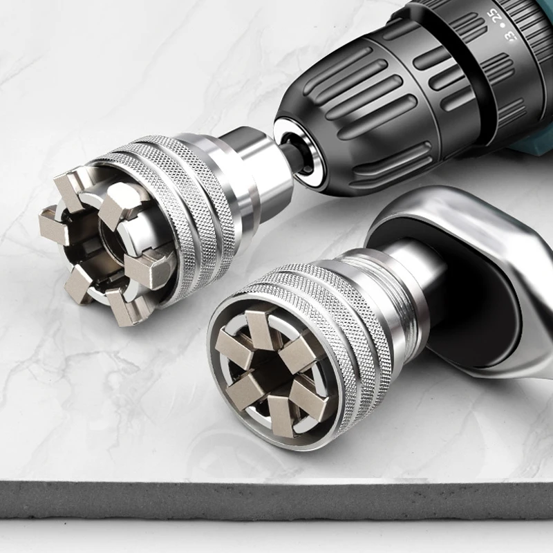 Универсальный Гаечный Ключ С Втулкой 3/8 Дюйма 10-19 Мм Регулируемый Шестигранный