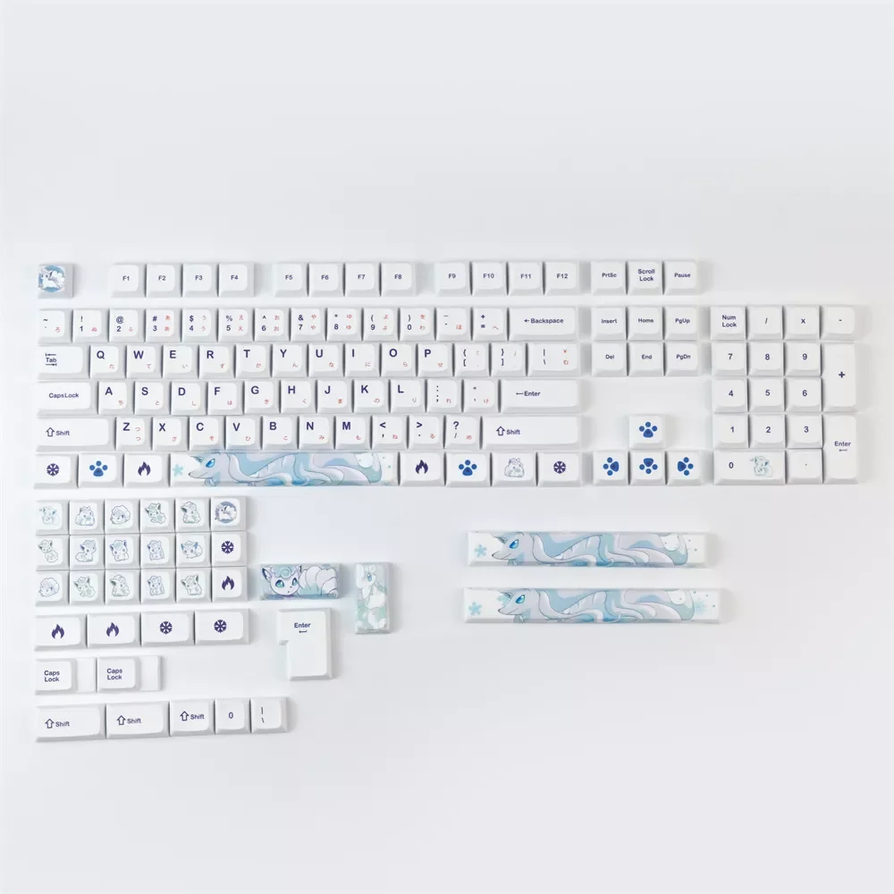 

Anime XDA Profile Keycaps Arora PBT DYE-Subbed For Pokemon Mechanical Keyboard Key Cap GH60 XD64 GK64 68 84 87 96 104 108