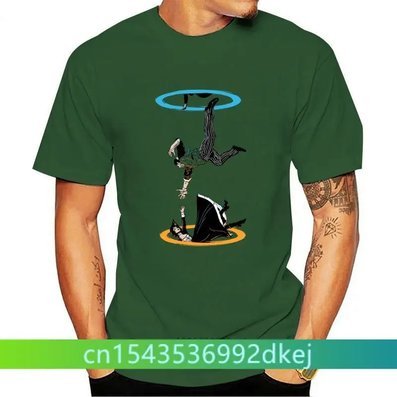 

2020 Fashion T shirt Men s Bioshock Infinite Elizabeth Portal Crossover Gaming Awesome T shirt