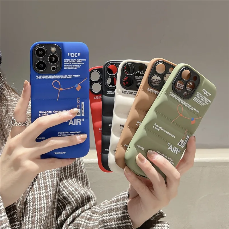 

Case for iphone 14 hot luxury AIR shoes Sneakers Shoelace case for iPhone 13 Pro Max 12 Pro 11 X XS XR 7 8plus Down Jacket Cover