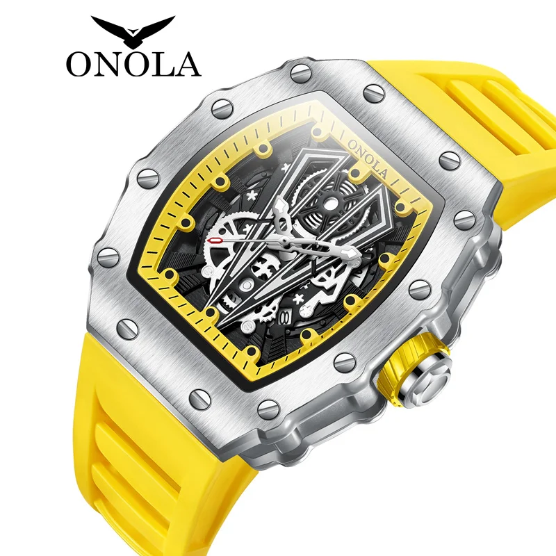

ONOLA Top Brand Male Watches Mens Fashion Business Casual Quartz Sports Waterproof Smart Watches Luxury Clock Relogio Masculino