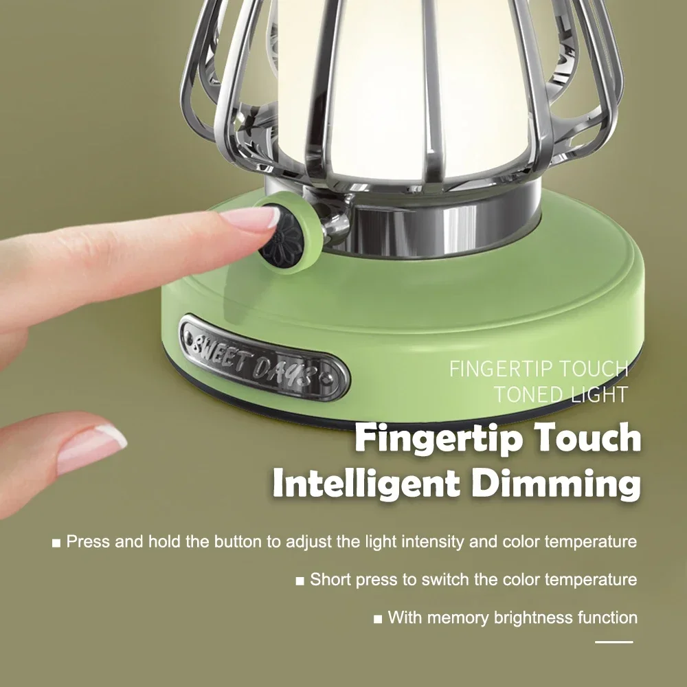 Портативный фонарь для кемпинга в стиле ретро бренд Letour регулируемая яркость 3