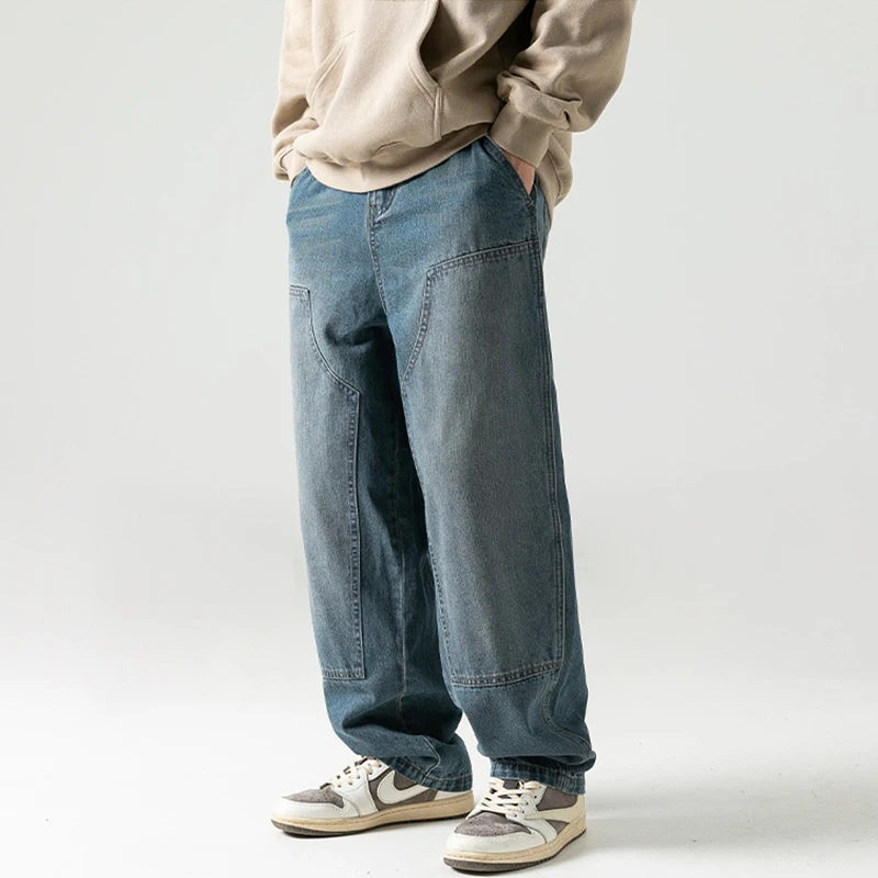 Рисунок 5 - Джинсы мужские Плиссированные с широкими штанинами