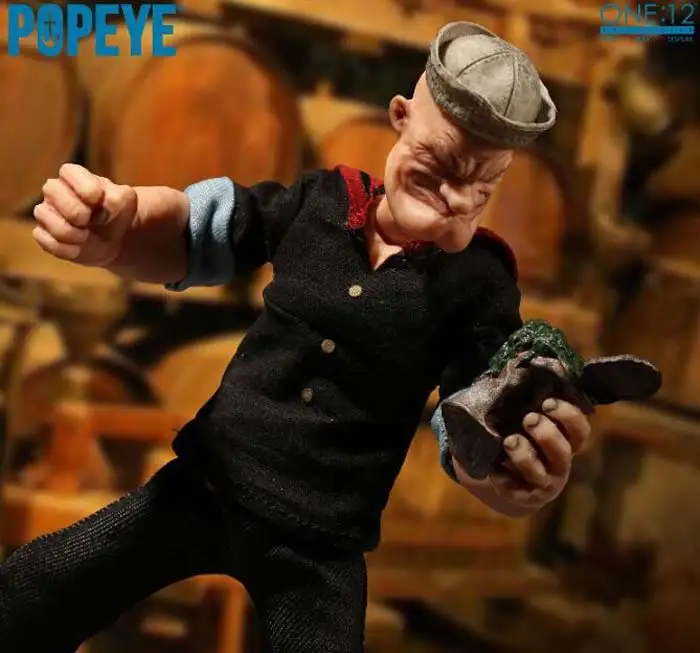 

1/12 Toyz Popeye One:12 коллективная экшн-фигурка матроса, игрушка, Лучшая цена