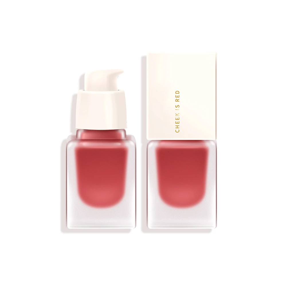 

6 Color Square Bottle Blush Liquid Private Label Makeup Face Blusher Wholesale No Logo