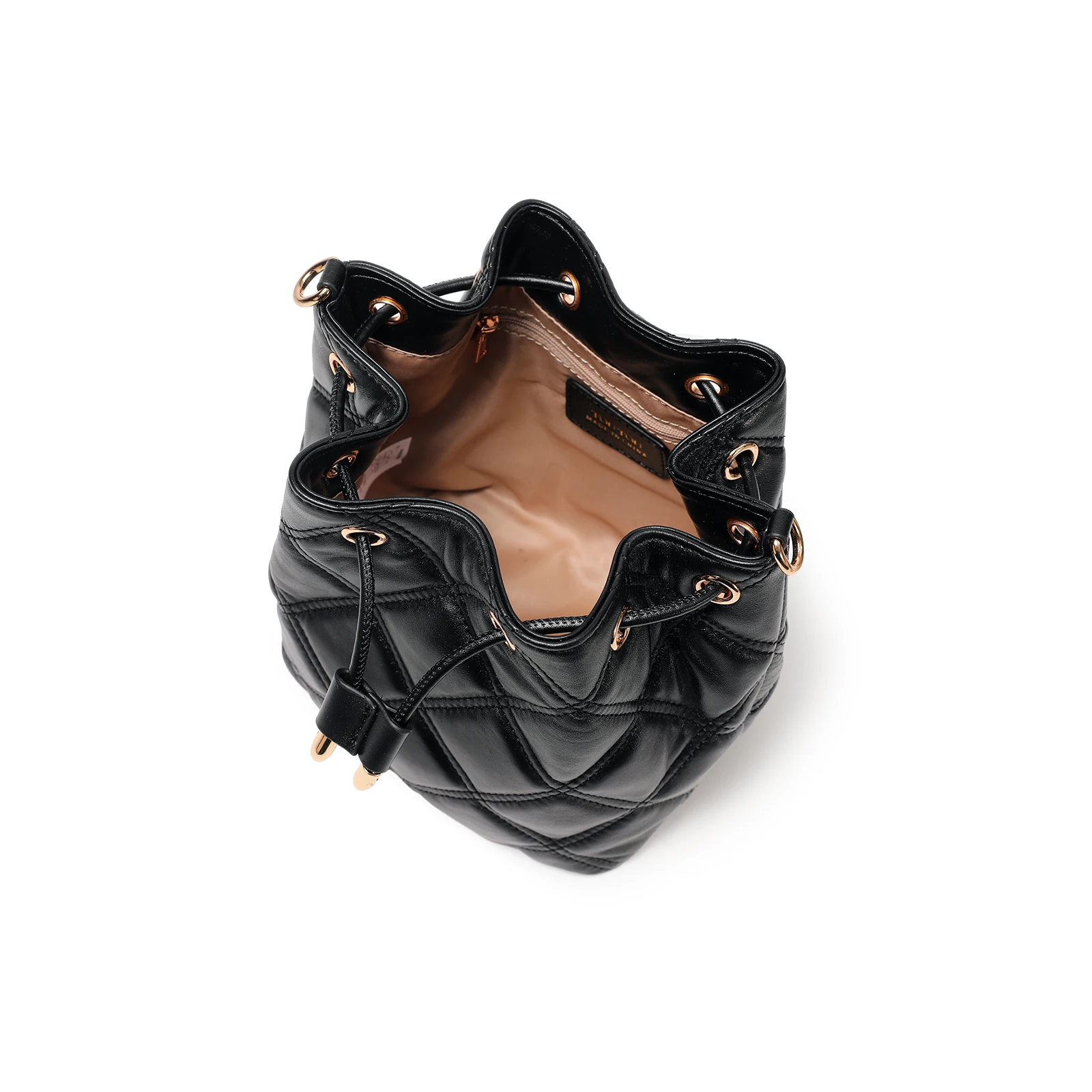 YOUTOU Stéganée Сумка На Плечо Из Натуральной Кожи В Форме Ведра Дизайнерская Женская