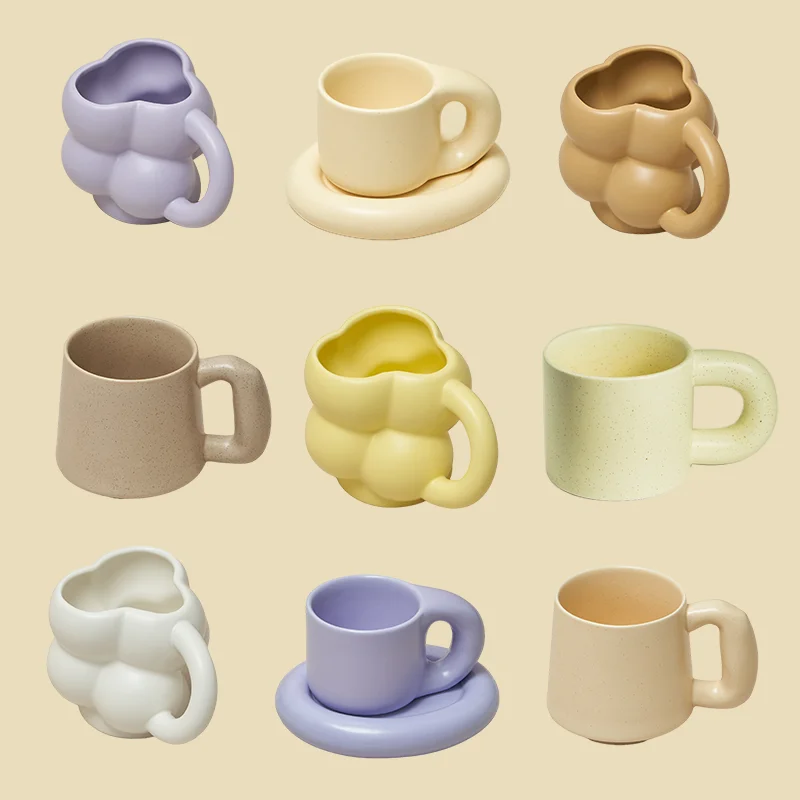

Korean Style Ceramic Mug Coffee Cups Home Office Tea Cup Coffee Cups Korean Mug Nordic Home drinkware Japan Mug