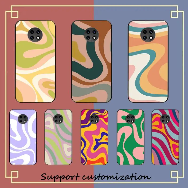 

Abstract Swirl Pattern Phone Case For Xiaomi Redmi Note 8A 7 5 Note8pro 8T 9Pro TPU Coque for note 6pro Funda Capa