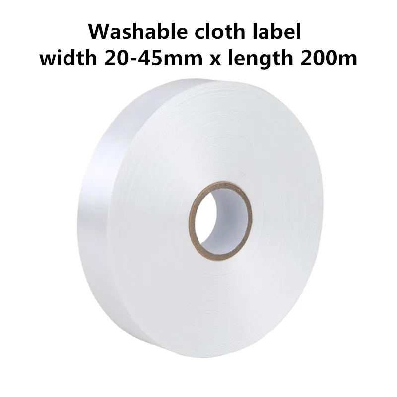 

SMK-G3/G4 thermal transfer printer washable cloth label mark - width 20-45mm x length 200m