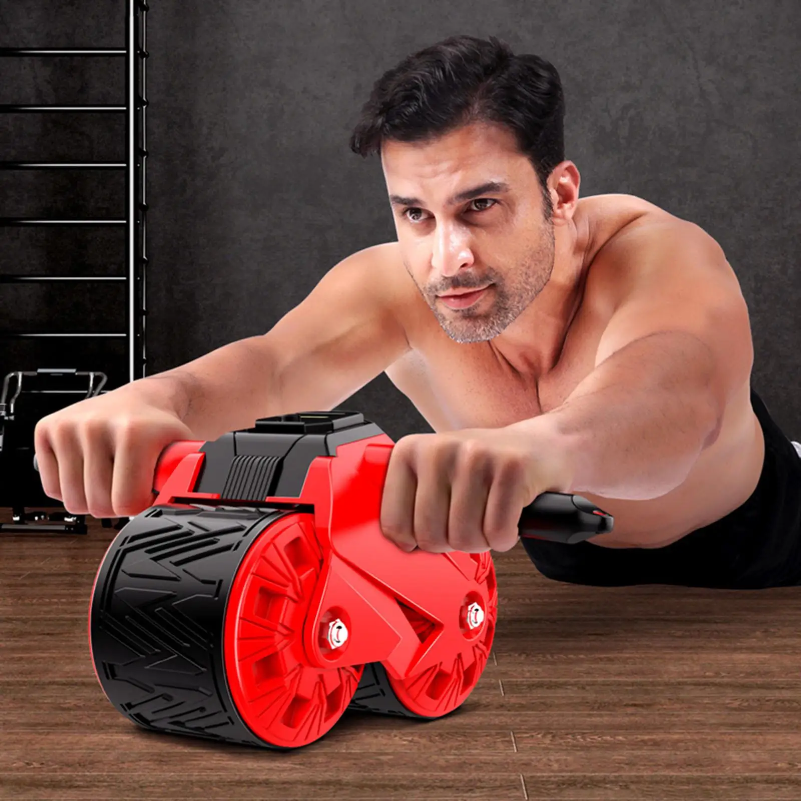 

Roller Wheel Automatic BOUND with LED Display Count Exercise Wheel for Men