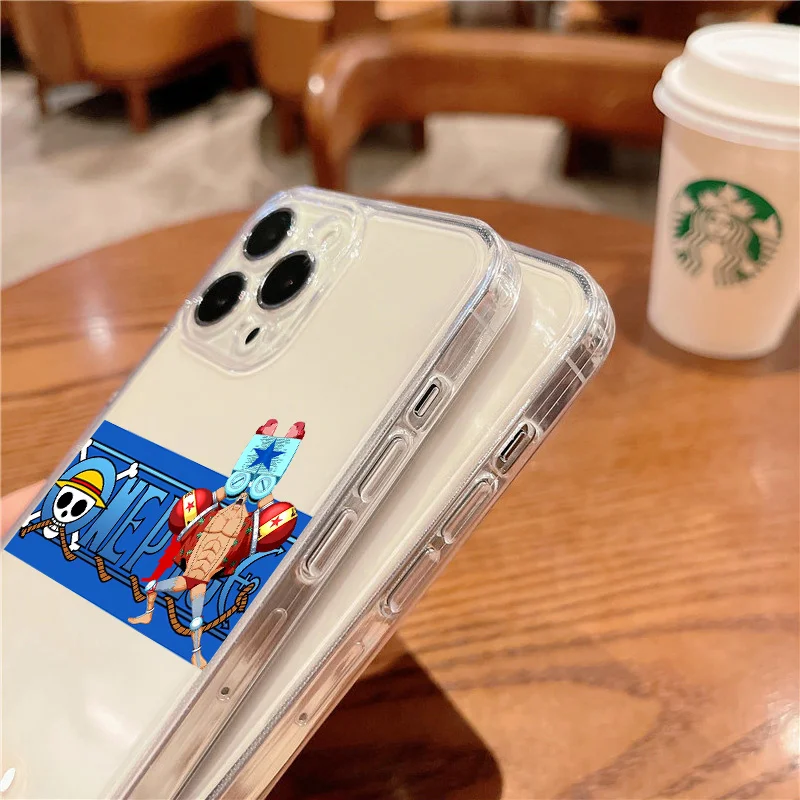 Японский аниме Луффи цельный чехол для телефона iPhone 13 12 Mini 11 Pro X XS XR Max 8 Plus SE 2020