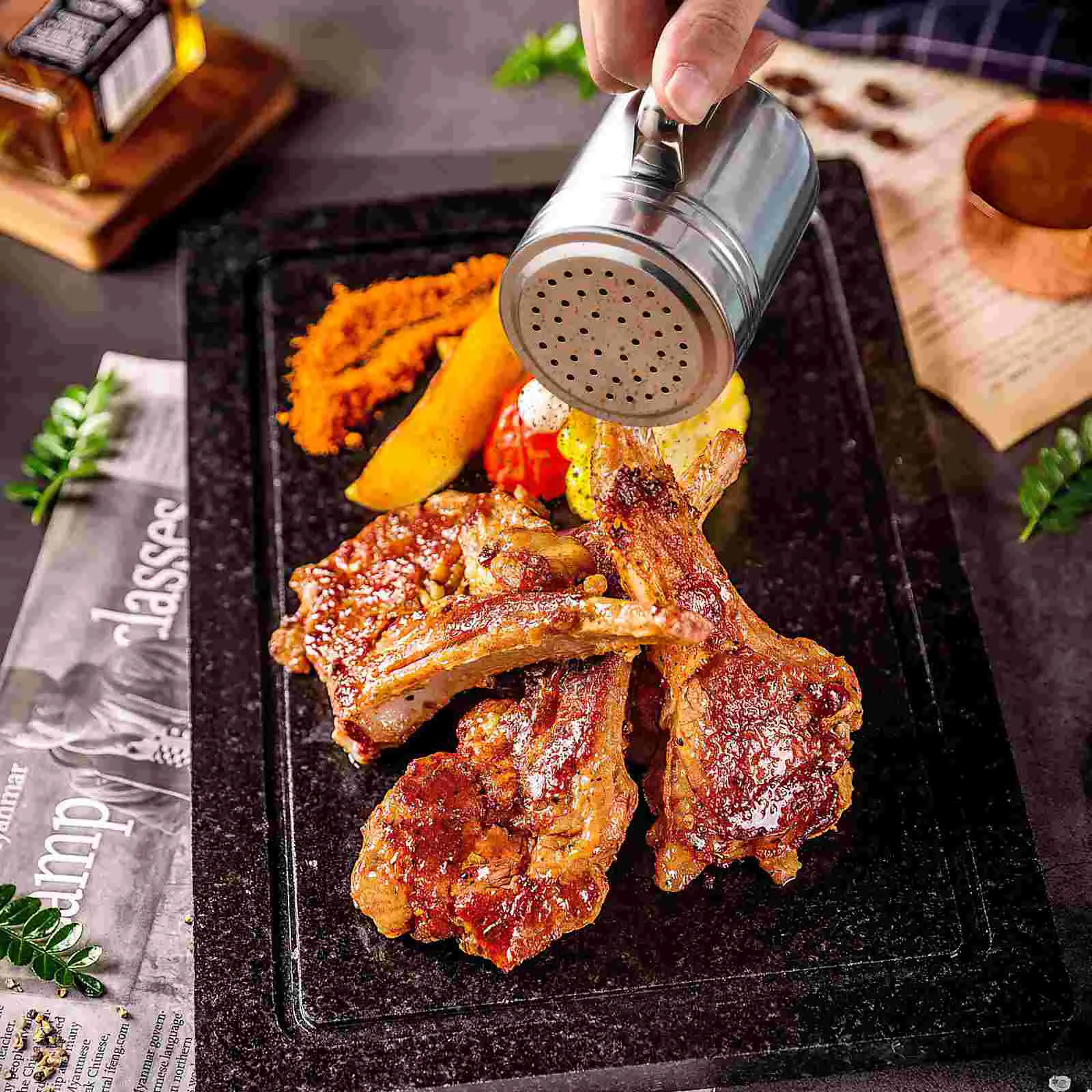 2 шт. бутылка для приправ контейнер ароматизации шейкер перца держатель драги