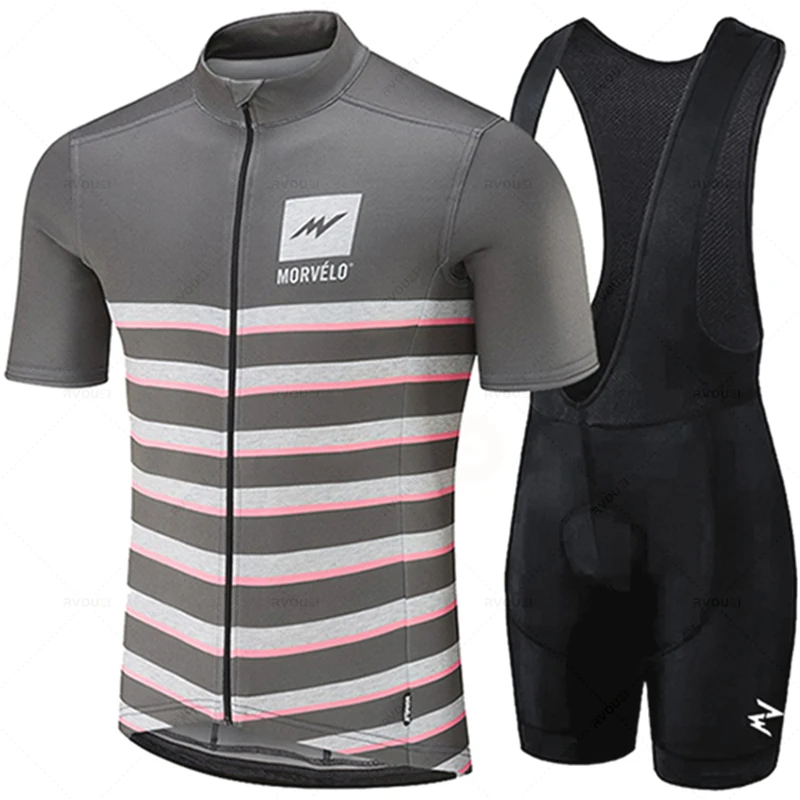 

2022 MORVELO Team Cycling Jersey Set Summer Mountain Bike Clothing Bicycle Jersey Sportswear Suit Maillot Ropa Ciclismo Hombre