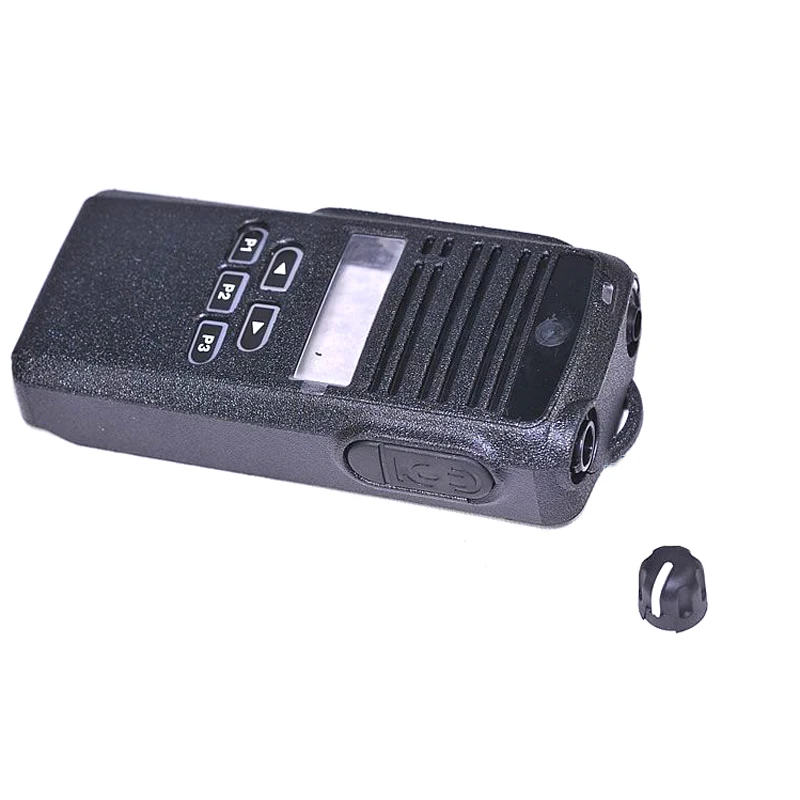 Set Front Panel Cover Case Housing Shell with Volume Knobs Keypads Repair Kits for Motorola CP1300 CP1308 Radio Walkie Talkie