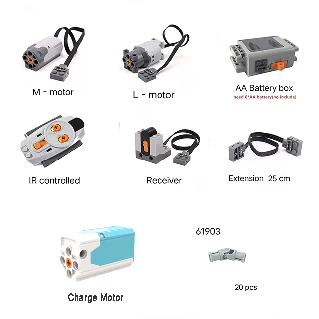MOC Technical Power Engine 9686 Приемник Дистанционного Управления Group Аккумулятор