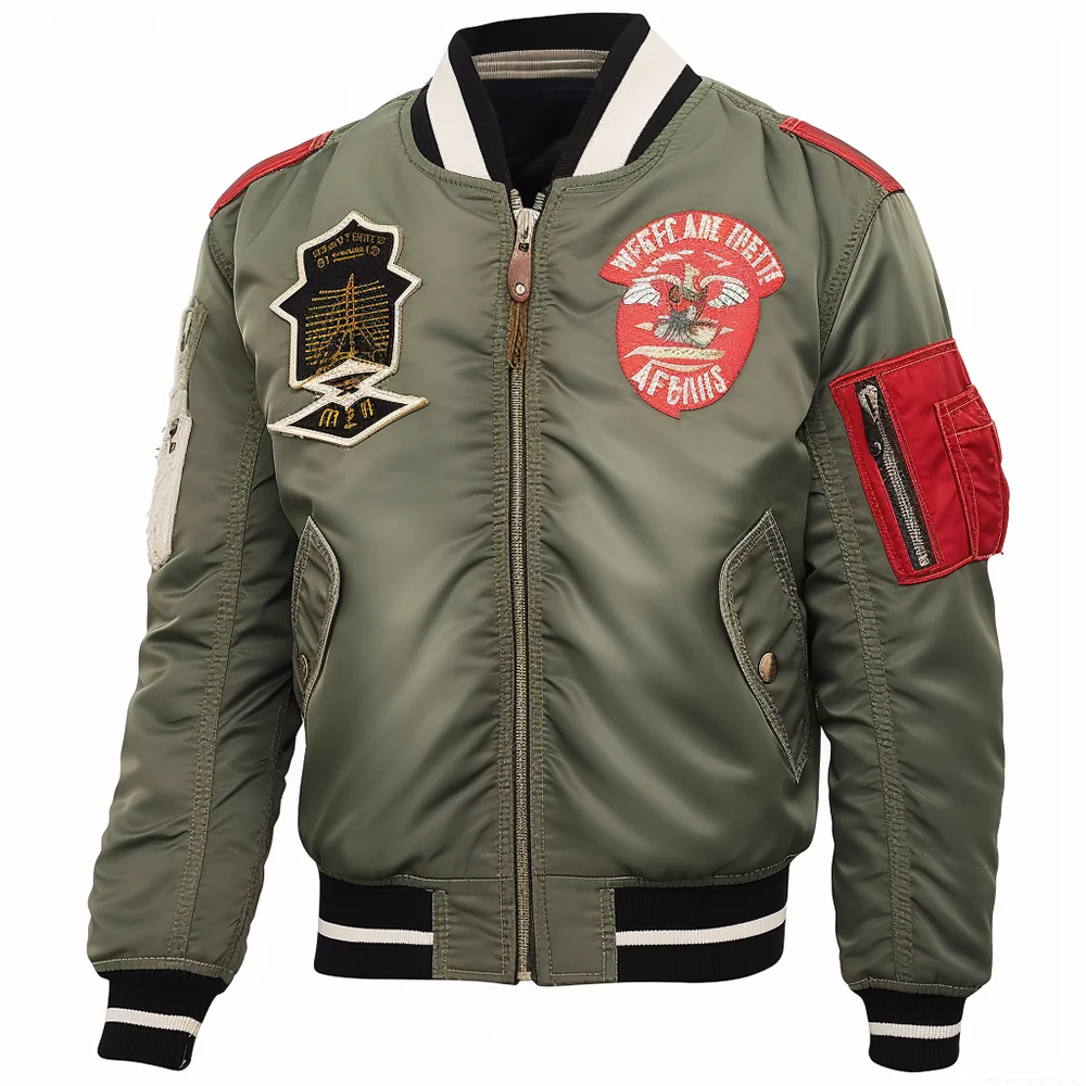 

Mens Vintage Flight Crew Jacket